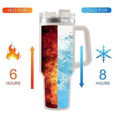 Zulay 12 oz Insulated Coffee Mug with Lid - Stainless Steel Camping Mug Tumbler with Handle - Double Wall Vacuum Duracoated Insulated Mug for Travel