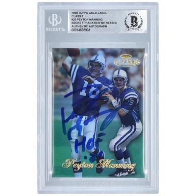 Edgerrin James Signed Indianapolis Colts NFL Card with HOF 20 Inscription