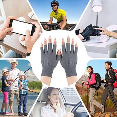 Melodysusie UV Shield Glove Anti UV Glove for Gel Manicures with UVLE