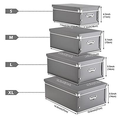 Folding Storage Boxes, Space-Saving Storage Bins