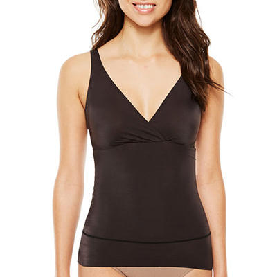 Ambrielle No Side-Show V-Neck Tummy Shaping Shapewear Camisole 129-3049,  X-large, Black - Yahoo Shopping