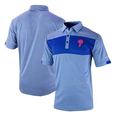 Men's Houston Astros Columbia Navy Omni-Wick Total Control Polo