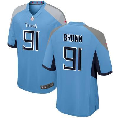 Shakel Brown Men's Nike Light Blue Tennessee Titans Alternate