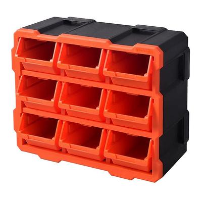 TACTIX 9 Small Parts Organizer with Bin Storage, Black - Yahoo