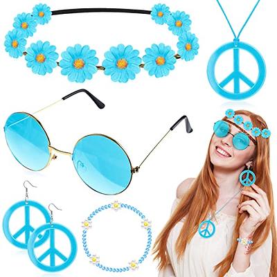 Groovy Retro Flower Sunglasses Headbands Party Favors Daisy Flower