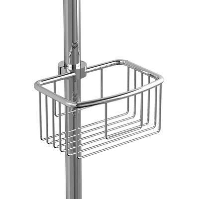 Floating Rectangular Shower Shelf with Rail - Seachrome