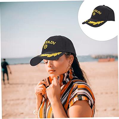 Captain Hat Bride Hat Sun Shade Hats for Men Boat Hat Men Baseball Cap Man  Adjustable Clothing : : Clothing, Shoes & Accessories