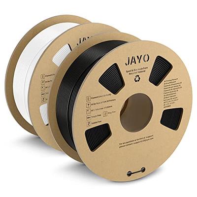 JAYO PLA+ Filament 1.75mm, PLA Plus 3D Printer Filament 1.1KG, Dimensional  Accuracy +/- 0.02mm, Neatly Wound Filament, 1.1 KG Spool(2.42 LBS), 2 Pack, PLA+  Filament 2.2KG in Total, Black+White - Yahoo Shopping