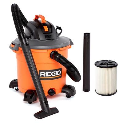 RIDGID 16 Gallon 5.0 Peak HP NXT Wet/Dry Shop Vacuum with Filter, Locking  Hose and Accessories, Oranges/Peaches - Yahoo Shopping