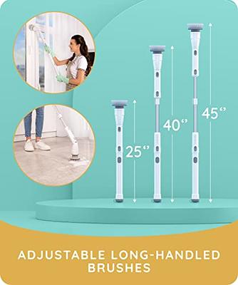 JULY HOME Electric Spin Scrubber with Adjustable Extension Shower Scrubber  Brush, Cordless Automatic Power Scrubber for Shower, Cleaner for Tile,  Floor, Long Handle & 3 Brush (Packaging May Vary) - Yahoo Shopping