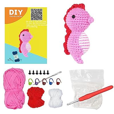 Crochet Kit for Beginners Adults – Beginner Crochet Kit for Adults and  Kids, Learn to Crochet Kits