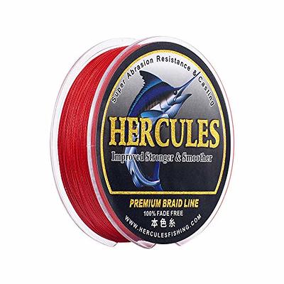 HERCULES Braided Fishing Line, Not Fade, 1094 Yards PE Lines, 4 Strands  Multifilament Fish Line, 90lb Test for Saltwater and Freshwater, Abrasion  Resistant, Orange, 90lb, 1000m : : Sports & Outdoors