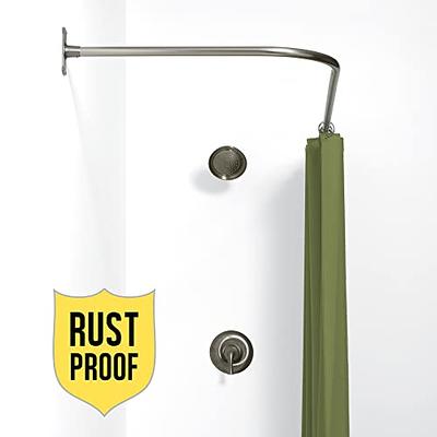 Zenna Home NeverRust Rustproof Aluminum Shower Caddy, Satin Chrome