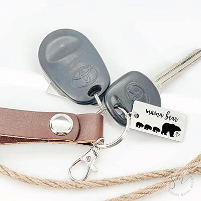 Metallic Bear Keychain