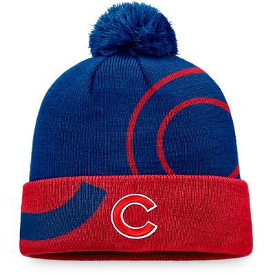 Buffalo Men's Winter Knit Original Pom Beanie (Royal/Red