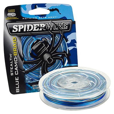 SpiderWire Superline Ultracast Braid, Aqua Camo, 10lb | 4.5kg Fishing Line