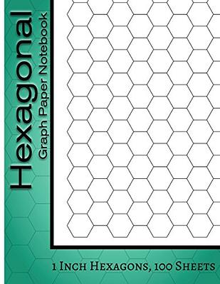 Honeycomb Paper Piecing Paper For Quilting : A Hexagonal Graph Paper  Composition Notebook with Hexagon Grid measuring 0.2 per side) (Paperback)  