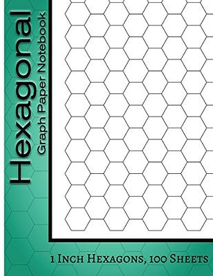 Honeycomb Paper Piecing Paper For Quilting: A Hexagonal Graph Paper  Composition Notebook with Hexagon Grid measuring 0.2 per side) (Paperback)