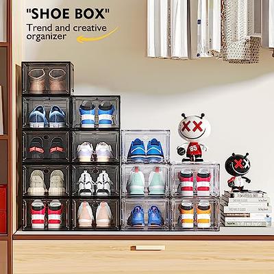 stackable storage shoe boxes for display