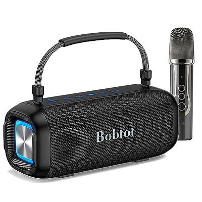 Portable Bluetooth Speaker, 40W(60W Peak) Stereo Loud Sound, IPX7  Waterproof Speaker with Beat-Driven Lights,Deep Bass, Bluetooth 5.3  Wireless Pairs