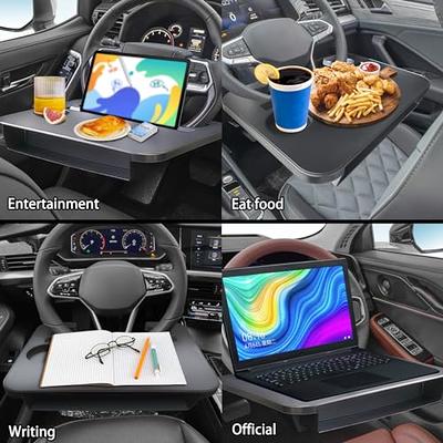 Tueou Car Steering Wheel Tray - Car Seat Gap Filler Organizer 2 in 1,Car  Food Trays for Eating Drinks Holder,Multipurpose Car Table Tray Front Seat Laptop  Desk - Yahoo Shopping