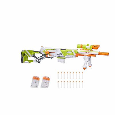  NERF Fortnite BASR-R Bolt Action Blaster - Includes 3 Bush  Targets, Removable Scope, Removable 6-Dart Clip, 6 Official Elite Darts  ( Exclusive) : Toys & Games