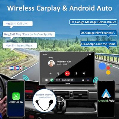 CARPURIDE Car Stereo with Wireless Apple CarPlay&Android Auto, 9 IPS