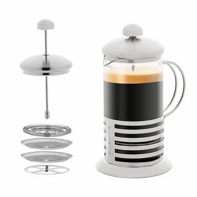 BENFUCHEN Portable French Press Coffee Maker Car-Go Vacuum Insulated Travel  French Press Mug, Hot/Cold Brew Coffee Press With Four-Layer Unique Filter  Mesh Stainless Steel Tea Press Single Serve - Yahoo Shopping