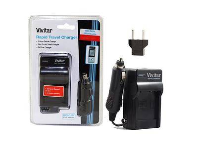  Vivitar Travel Quick Charger for Canon LP-E8 Battery