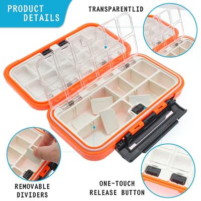 Goture Fishing Tackle Box Small Floating Waterproof Terminal Storage  Double-Sided Plastic With Adjustable Dividers Organizer Making Accessories  Kit Set Green Included Lure - Yahoo Shopping