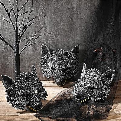 Adult Cosplay Cat Mask, Halloween Animal Mask Scary, Full Head