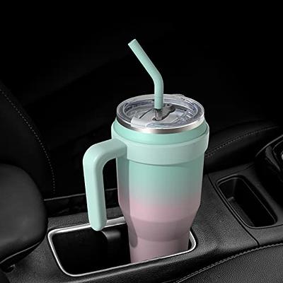 Meoky 32oz Tumbler with Handle, Stainless Steel Travel Mug with 2-in-1  Straw and Sip Lid, Vacuum Ins…See more Meoky 32oz Tumbler with Handle