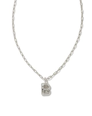 Letter B Coin Charm in 18k Gold Vermeil