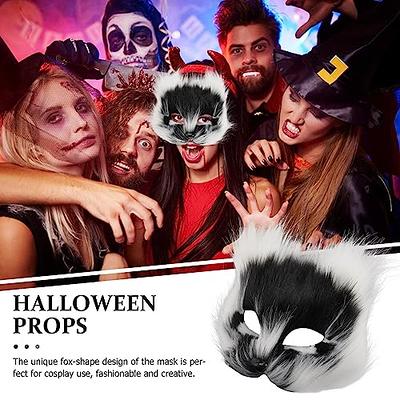  SAFIGLE Cat Mask Therian Mask Animal Mask Halloween Mask for  Kids Adults White Cat Mask Hand Painted Face Mask Animal Party Cosplay  Costume : Clothing, Shoes & Jewelry