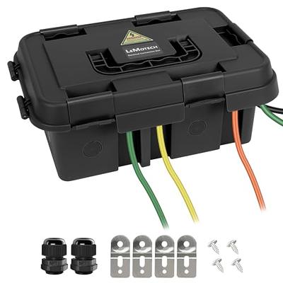 Waterproof Electrical Connection Box, Diivoo Outdoor Weatherproof