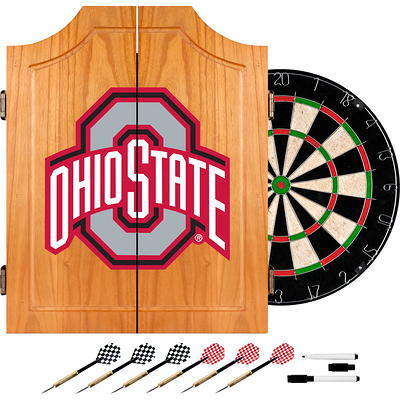 Narwhal Kingston Self Healing Bristle Dartboard with 6 Steel Tip Darts,  Official 18 Wide Dart Board 