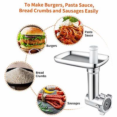 Upgrade Food Grinder Attachment for KitchenAid Stand Mixer Sausage