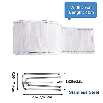 INCREWAY Curtain Accessory, 10 Meters/10.9 Yards White Curtain