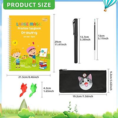  Upgraded Large Size Magic Ink Copybooks for Kids