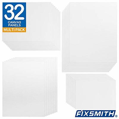 Stretched Canvas for Painting Set of 4, Primed White Canvas Panels for  Acrylic, Oil, Other Wet or Dry Art Media, for Artists