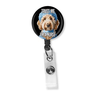 Everything Is Fine Badge Holder/Cute Reels/I'm It's Everything's Holder -  Yahoo Shopping