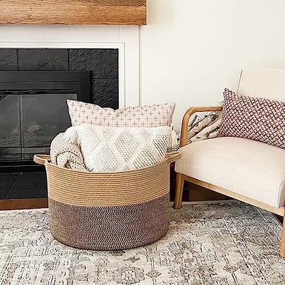 Goodpick 3pack Small Basket - Woven Storage Basket for Living Room