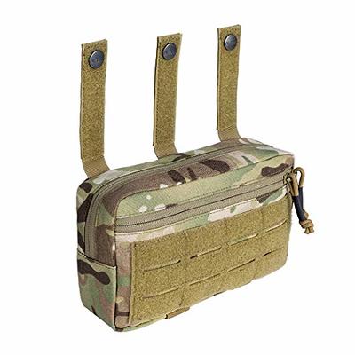 WYNEX Tactical Folding Admin Pouch, Molle Tool Bag of Laser-Cut Design,  Utility Organizer EDC Medical Bag Modular Pouches Tactical Attachment Waist  Pouch Include U.S Patch Khaki - Yahoo Shopping