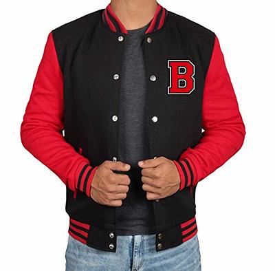 Buy Decrum Black and Yellow Letterman Jacket Men - High School