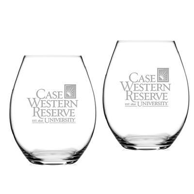 Case Western Reserve University 20oz. 2-Piece Riedel Stemless Wine Glass  Set - Yahoo Shopping