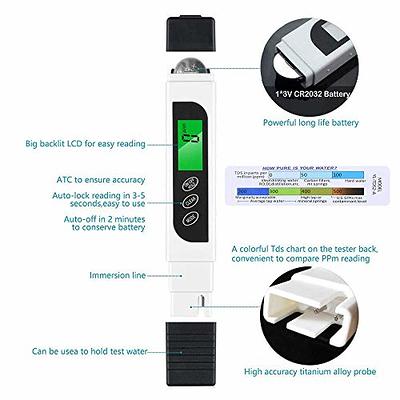 3 IN 1 Water Quality Tester EC TDS PPM Temperature Meter LCD