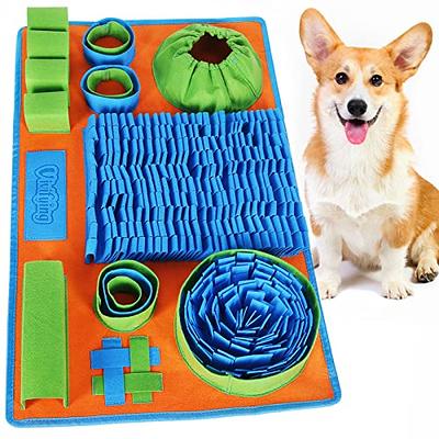 Dog Snuffle Mat for Puppies - Sniff Mat for Dogs - Dog Treat Mat for Smell  Training and Slow Eating - Interactive Feeding Puzzle Game for Boredom 