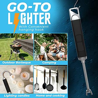 ARECTECH Lighter Electric Lighter Candle Lighter Rechargeable USB Lighter  Plasma Arc Lighters for Candle Camping Kitchen