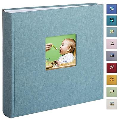 RECUTMS Self Adhesive Scrapbook,Magnetic Photo Album 40 Pages Hold 200 (6x4  Photos, White)