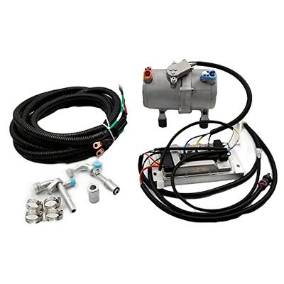 Treeligo DC 12 V Automotive Electric A/C Compressor Set with External  Control Panel Core of Electric A/C Unit air conditioner for Car Truck Bus  Vehicle - Yahoo Shopping
